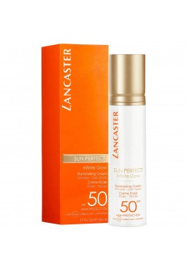 لانكستر - كريم صن بيرفكت لتلميع البشرة مع حماية SPF50 من الشمس - 50 مل