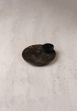 طبق مارمو دائري (زيتوني - صغير)