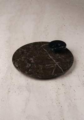 طبق مارمو دائري (زيتوني - متوسط)