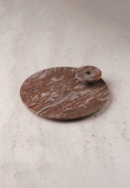 طبق مارمو دائري (وردي ترابي - M)