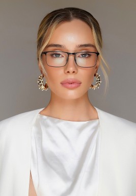 أقراط كيارا اللؤلؤية الدائرية