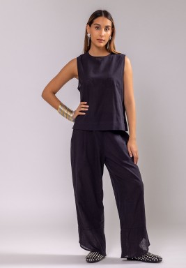 Black Linen Set