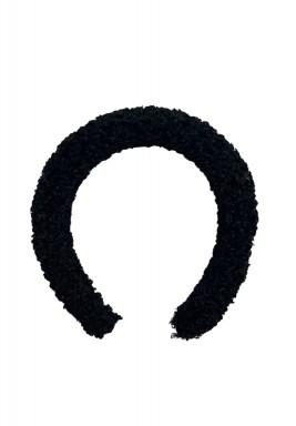 Black Teddy Hair Band