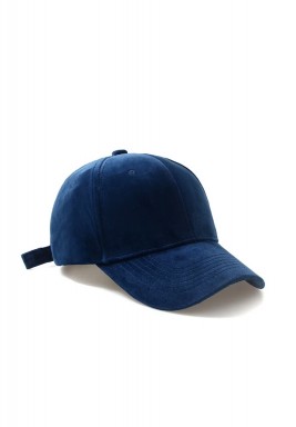 Blue Velvet Hat