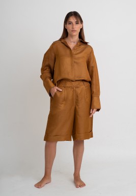 Earthy Brown Shorts
